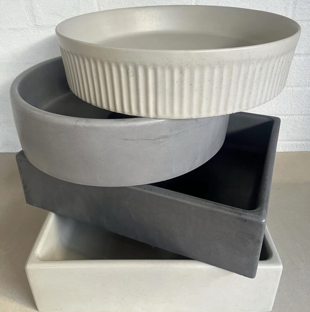 Concrete basins