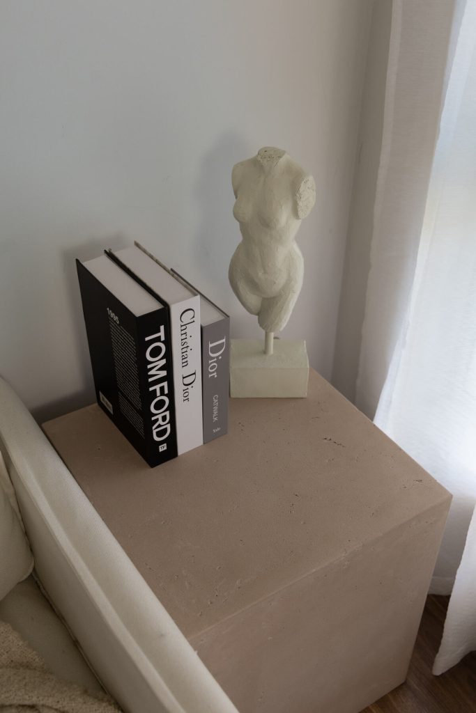 handcrafted concrete coffee table Sydne